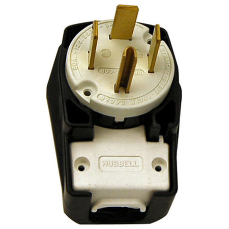 HUBBELL 90 Deg Plug 60A 125/250V For  - Part# -9462A -9462A